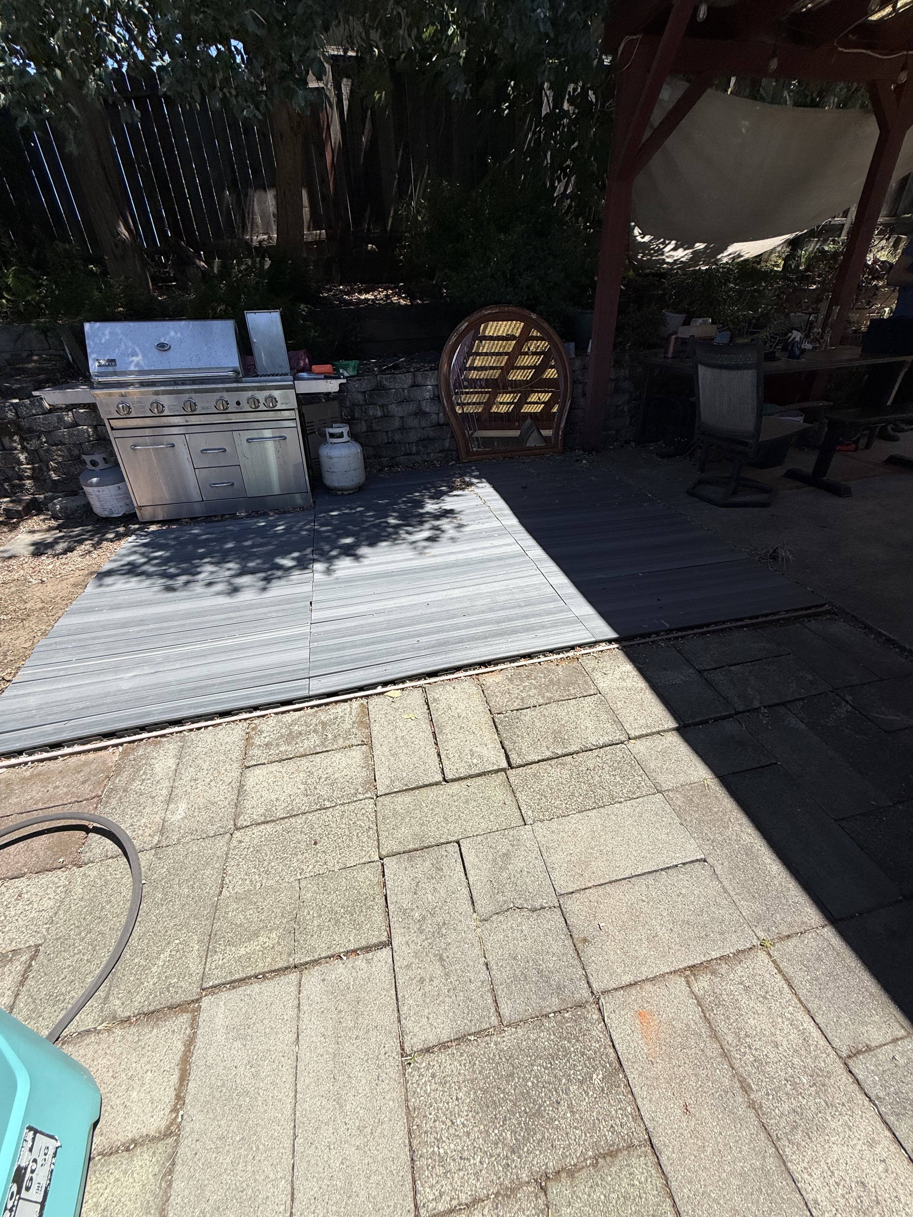 plastic portable decking